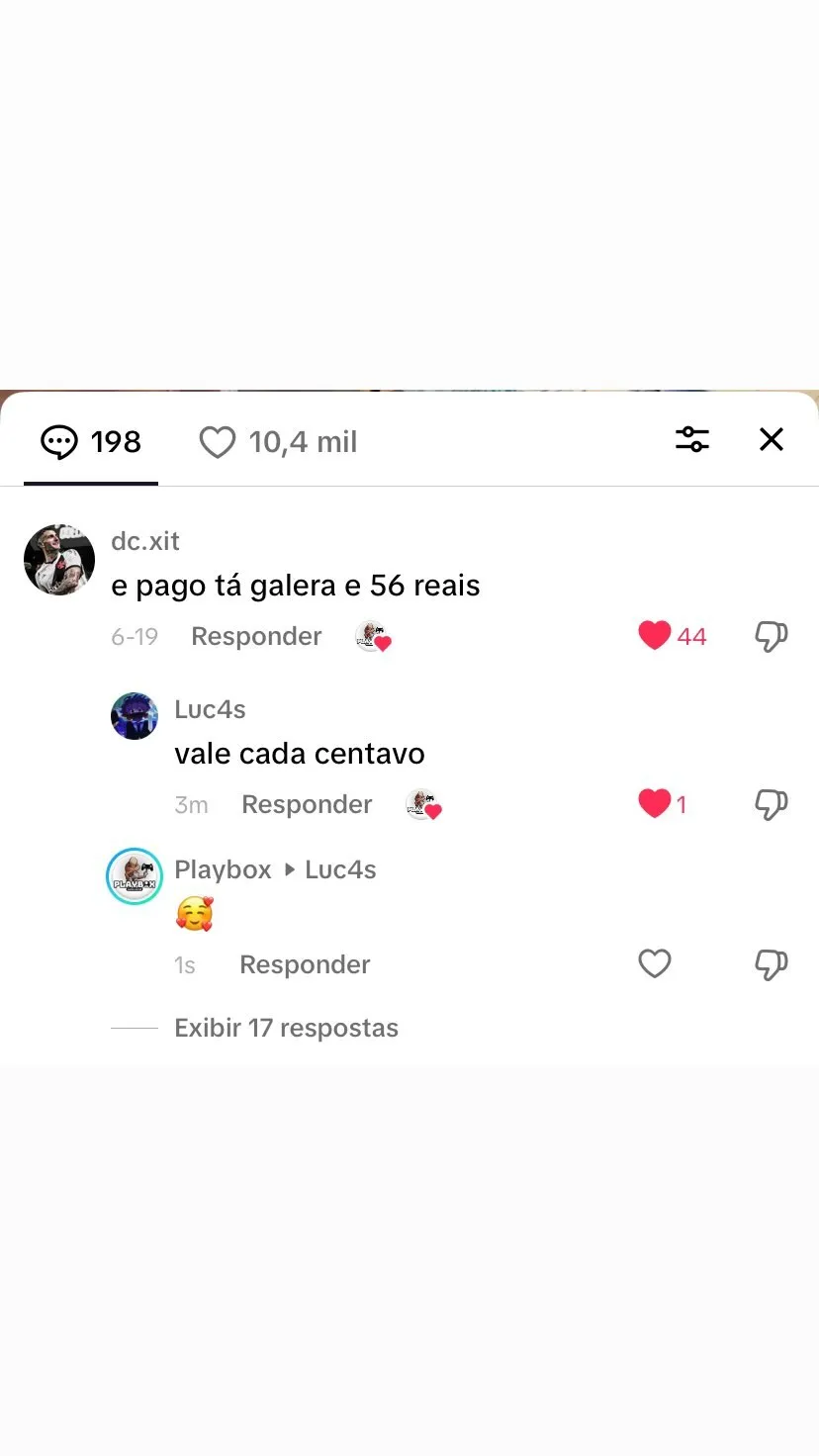 Depoimento clientes | Playbox
